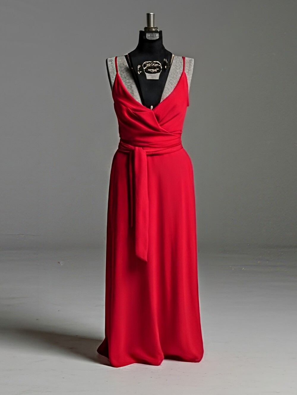 ASOS Crimson Red Convertible Multiway Maxi Gown Contemporary Prom Gala Dress - 6